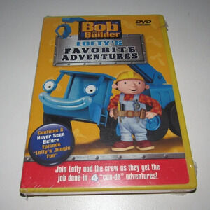 BOB THE BUILDER DVD:  LOFT’S FAVORITE ADVENTURES (4 “CAN DO” Adventures)~SEALED!